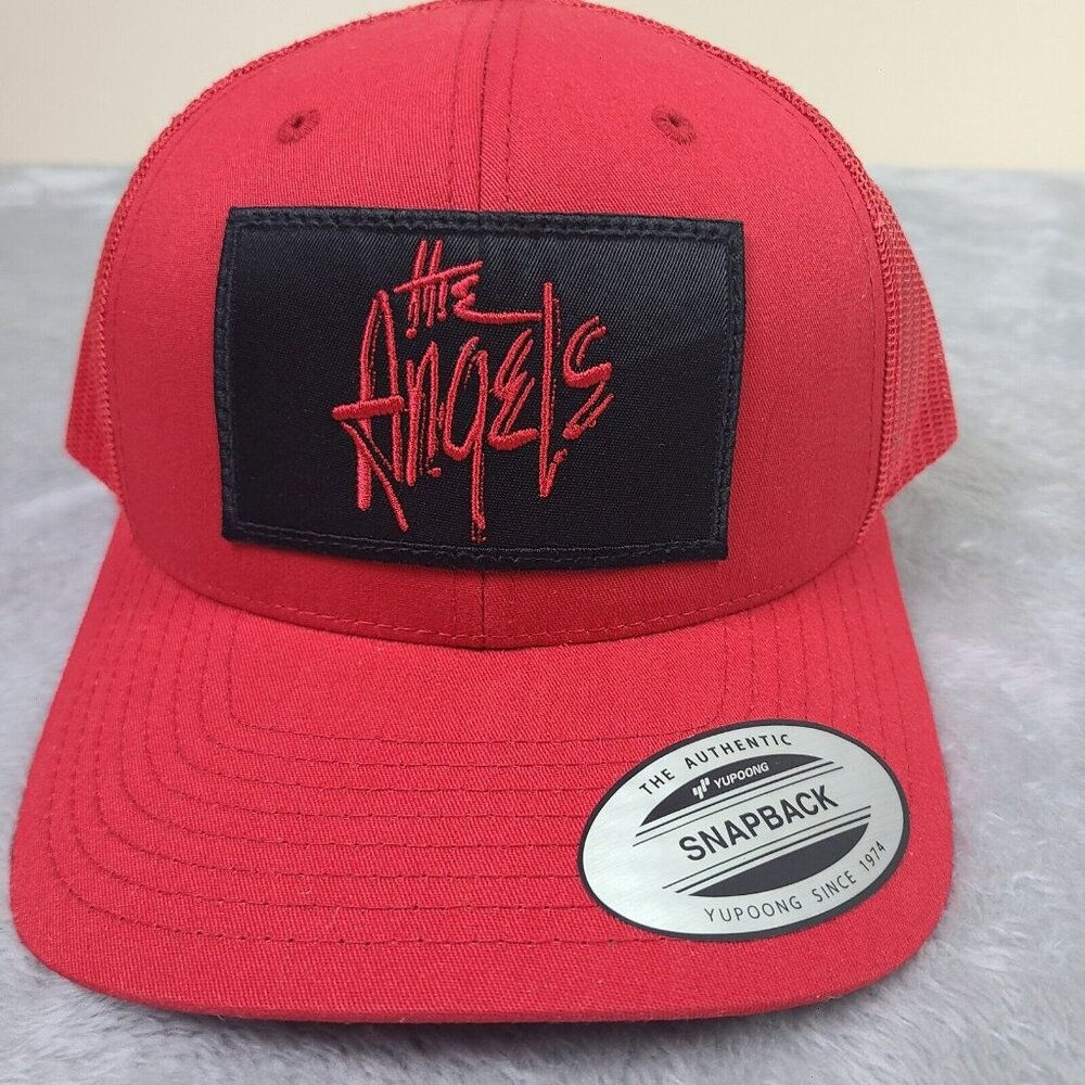 Yupoong The Angels Australian Band Spellout Classic‎ Logo SnapBack Cap Hat 70's